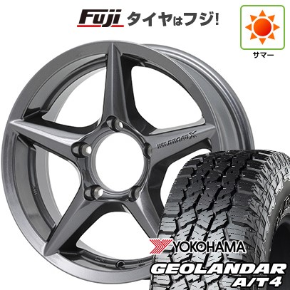 【新品】ジムニー 夏タイヤ ホイール4本セット 215/85R16 ヨコハマ ジオランダー A/T4 G018 RBL アピオ ワイルドボア X2 5.5J 16インチ(送料無料)