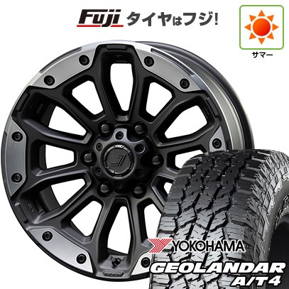 【新品国産車用6穴139.7】 夏タイヤ ホイール4本セット 275/70R17 ヨコハマ ジオランダー A/T4 G018 OWL/RBL TUS JAPAN ジェップセン MJCR 216 8J 17インチ(送料無料)