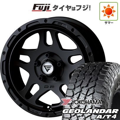 【新品国産車用5穴114.3】 夏タイヤ ホイール4本セット 225/65R17 107/103 S ヨコハマ ジオランダー A/T4 G018 RBL デルタフォース オーバーランダー 7J 17インチ(送料無料)