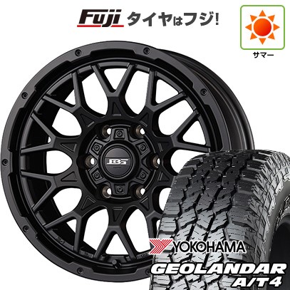 【新品】プラド/ハイラックス 夏タイヤ ホイール4本セット 265/70R17 121/118 S ヨコハマ ジオランダー A/T4 G018 OWL/RBL コーセイ ボトムガルシア シャドウバーツ 8J 17インチ(送料無料)