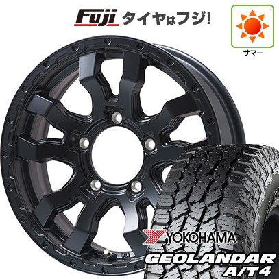 【新品】ジムニー 夏タイヤ ホイール4本セット 185/85R16 ヨコハマ ジオランダー A/T4 G018 WL/RBL トピー ヴァブロ RR-01【限定】 5.5J 16インチ(送料無料)｜フジ スペシャルセレクション