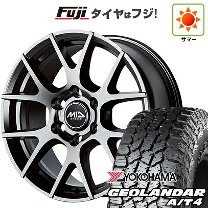 【新品】ランクル250/ランクル300 夏タイヤ ホイール4本セット 265/65R18 ヨコハマ ジオランダー A/T4 G018 OWL/RBL MID WHEELS レフィナーダ モーション3 トヨタ・レクサス車専用 8J 18インチ(送料無料)