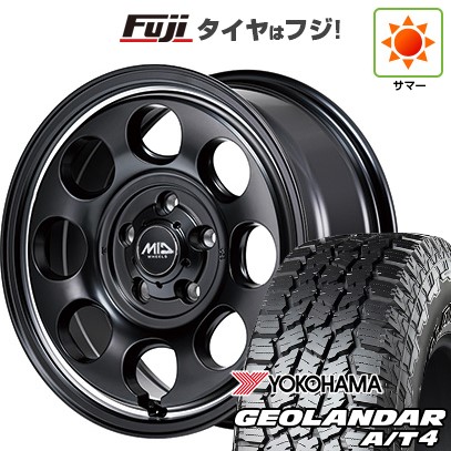 【新品】デリカD5 夏タイヤ ホイール4本セット 245/70R16 ヨコハマ ジオランダー A/T4 G018 RBL MID WHEELS ガルシア パーム8 7J 16インチ(送料無料)