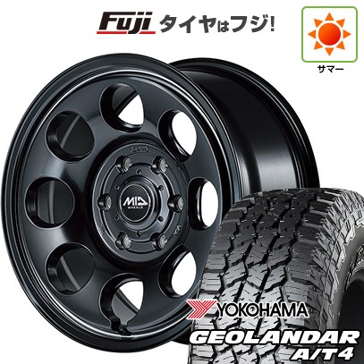 【新品】プラド/ハイラックス 夏タイヤ ホイール4本セット 265/65R17 ヨコハマ ジオランダー A/T4 G018 OWL/RBL MID WHEELS ガルシア パーム8 8J 17インチ(送料無料)