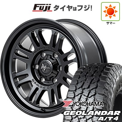 【新品】プラド/ハイラックス 夏タイヤ ホイール4本セット 265/70R17 121/118 S ヨコハマ ジオランダー A/T4 G018 OWL/RBL MID WHEELS NITRO POWER M16 アサルト 8J 17インチ(送料無料)