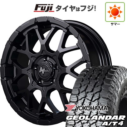 【新品】デリカD5 夏タイヤ ホイール4本セット 245/70R16 ヨコハマ ジオランダー A/T4 G018 RBL MID WHEELS NITRO POWER M28 バレットS 7J 16インチ(送料無料)｜フジ スペシャルセレクション