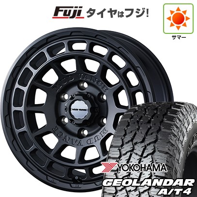 【新品】プラド/ハイラックス 夏タイヤ ホイール4本セット 265/70R17 121/118 S ヨコハマ ジオランダー A/T4 G018 OWL/RBL WEDS ウェッズアドベンチャー マッドヴァンス X タイプF 8J 17インチ(送料無料)｜フジ スペシャルセレクション