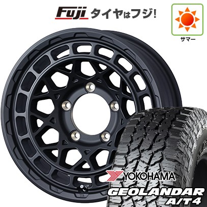 【新品】ジムニー 夏タイヤ ホイール4本セット 185/85R16 ヨコハマ ジオランダー A/T4 G018 WL/RBL WEDS ウェッズアドベンチャー マッドヴァンス X タイプM 5.5J 16インチ(送料無料)|フジ スペシャルセレクション