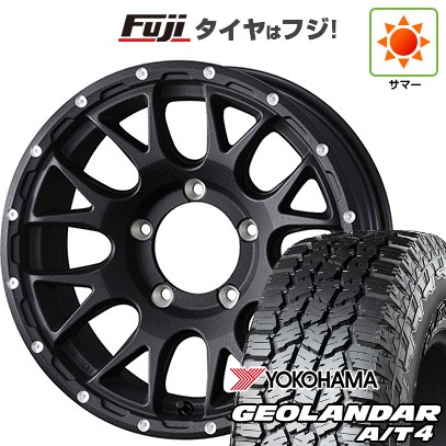 【新品】ジムニー 夏タイヤ ホイール4本セット 185/85R16 ヨコハマ ジオランダー A/T4 G018 WL/RBL WEDS ウェッズアドベンチャー マッドヴァンス 08 5.5J 16インチ(送料無料)|フジ スペシャルセレクション