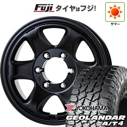【新品国産車用6穴139.7】 夏タイヤ ホイール4本セット 235/85R16 ヨコハマ ジオランダー A/T4 G018 RBL トライスター BRUT BR-44 6.5J 16インチ(送料無料)｜フジ スペシャルセレクション
