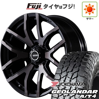 【新品国産車用6穴139.7】 夏タイヤ ホイール4本セット 35X12.5R17 ヨコハマ ジオランダー A/T4 G018 RBL RAYS レイズ デイトナ FDX F6 8J 17インチ(送料無料)|フジ スペシャルセレクション