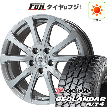 【新品国産車用5穴114.3】 夏タイヤ ホイール4本セット 235/60R18 ヨコハマ ジオランダー A/T4 G018 RBL ビッグウエイ TRG-バーンII 7.5J 18インチ(送料無料)