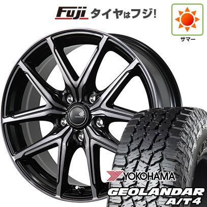 【新品国産車用5穴114.3】 夏タイヤ ホイール4本セット 225/65R17 107/103 S ヨコハマ ジオランダー A/T4 G018 RBL トピー セレブロ FT05 7J 17インチ(送料無料)|フジ スペシャルセレクション
