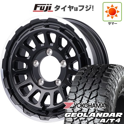 【新品】ジムニー 夏タイヤ ホイール4本セット 215/85R16 ヨコハマ ジオランダー A/T4 G018 RBL シーエルリンク UNIONRIM HR 5.5J 16インチ(送料無料)