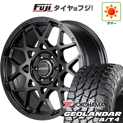 【新品】ランクル300 夏タイヤ ホイール4本セット 275/55R20 120/117 S ヨコハマ ジオランダー A/T4 G018 RBL RAYS レイズ デイトナ M8 BLACK EDITION 9J 20インチ(送料無料)