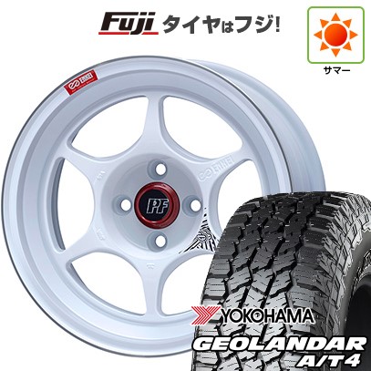 【新品国産車用5穴114.3】 夏タイヤ ホイール4本セット 225/65R17 107/103 S ヨコハマ ジオランダー A/T4 G018 RBL ENKEI エンケイ PerformanceLine PF06 マシニングホワイト 7J 17インチ(送料無料)|フジ スペシャルセレクション