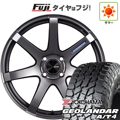 【新品国産車用5穴114.3】 夏タイヤ ホイール4本セット 235/60R18 ヨコハマ ジオランダー A/T4 G018 RBL ENKEI エンケイ PerformanceLine PF07 7.5J 18インチ(送料無料)