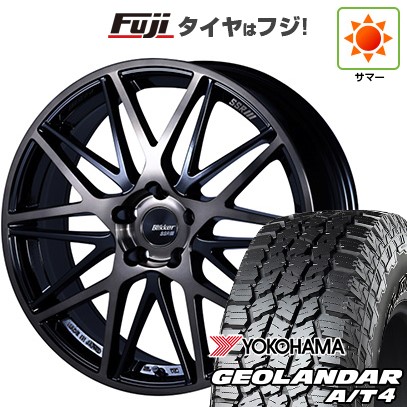【新品国産車用5穴114.3】 夏タイヤ ホイール4本セット 225/65R17 107/103 S ヨコハマ ジオランダー A/T4 G018 RBL SSR ブリッカー 01M 7J 17インチ(送料無料)