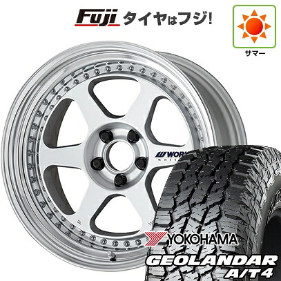 【新品国産車用5穴114.3】 夏タイヤ ホイール4本セット 235/60R18 ヨコハマ ジオランダー A/T4 G018 RBL WORK ワーク マイスター L1 3P 8J 18インチ(送料無料)
