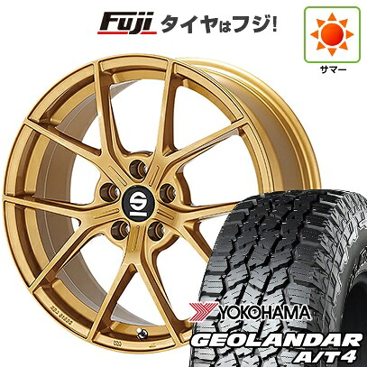 【新品国産車用5穴114.3】 夏タイヤ ホイール4本セット 235/60R18 ヨコハマ ジオランダー A/T4 G018 RBL OZ SPARCO ポディオ 8J 18インチ(送料無料)