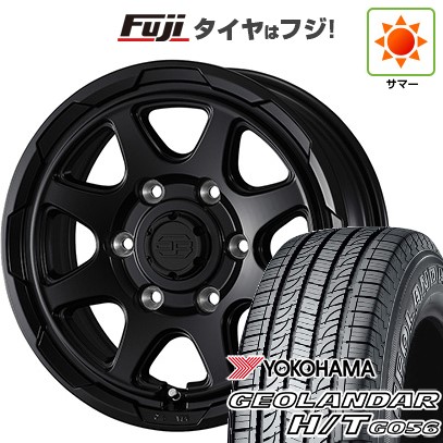 【新品】ハイエース200系 夏タイヤ ホイール4本セット 195/80R15 107/105L ヨコハマ ジオランダー H/T G056 RBL WEDS ウェッズアドベンチャー スタットベルク 6J 15インチ(送料無料)