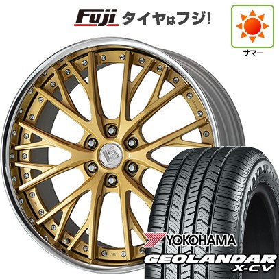【新品国産車用6穴139.7】 夏タイヤ ホイール4本セット 265/40R22 ヨコハマ ジオランダー X-CV G057 WORK ワーク LS バサラ SUV 9.5J 22インチ(送料無料)
