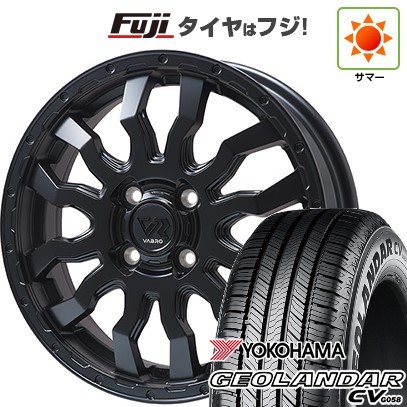 【新品 軽自動車】ハスラー デリカミニ(4WD) 夏タイヤ ホイール4本セット 165/60R15 ヨコハマ ジオランダー CV G058 トピー ヴァブロ RR-01【限定】 4.5J 15インチ(送料無料)