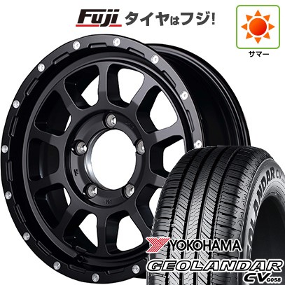 【新品】ジムニーシエラ/ジムニーノマド 夏タイヤ ホイール4本セット 225/70R16 ヨコハマ ジオランダー CV G058 MID WHEELS NITRO POWER M10 パーシングJ 6J 16インチ(送料無料)|フジ スペシャルセレクション