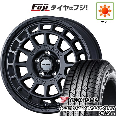 【新品】デリカD5 夏タイヤ ホイール4本セット 215/70R16 ヨコハマ ジオランダー CV G058 WEDS ウェッズアドベンチャー マッドヴァンス X タイプF 7J 16インチ(送料無料)|フジ スペシャルセレクション