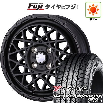 【新品 軽自動車】ハスラー デリカミニ(4WD) 夏タイヤ ホイール4本セット 165/60R15 ヨコハマ ジオランダー CV G058 WEDS ウェッズアドベンチャー マッドヴァンス 09 4.5J 15インチ(送料無料)