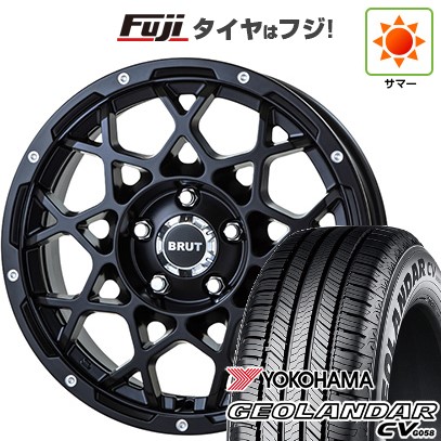 【新品】デリカD5 夏タイヤ ホイール4本セット 235/70R16 ヨコハマ ジオランダー CV G058 トライスター BRUT BR-55 6.5J 16インチ(送料無料)