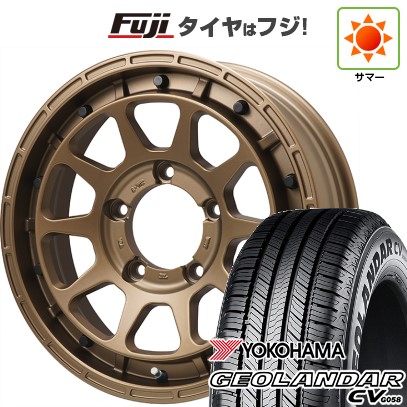 【新品】ジムニーシエラ/ジムニーノマド 夏タイヤ ホイール4本セット 215/70R16 ヨコハマ ジオランダー CV G058 レアマイスター LMG DIEZ ブロンズ 5.5J 16インチ(送料無料)
