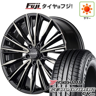 【新品国産車用5穴114.3】 夏タイヤ ホイール4本セット 225/55R19 ヨコハマ ジオランダー CV G058 RAYS レイズ ベルサス クラフトコレクション ヴォウジェ LIMITED (6EZ) 8J 19インチ(送料無料)｜フジ スペシャルセレクション