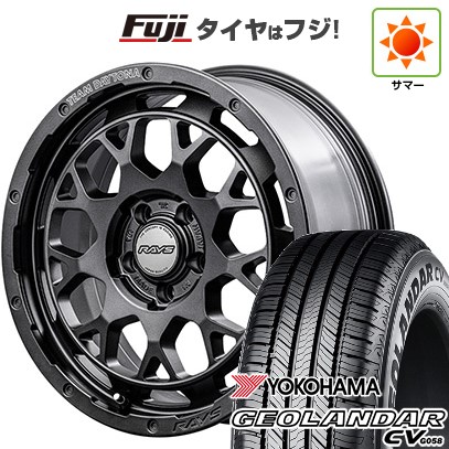 【新品国産車用5穴114.3】 夏タイヤ ホイール4本セット 225/60R18 ヨコハマ ジオランダー CV G058 RAYS レイズ デイトナ M9+ SPEC-M 7.5J 18インチ(送料無料)