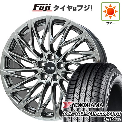 【新品国産車用5穴114.3】 夏タイヤ ホイール4本セット 235/55R20 ヨコハマ ジオランダー CV G058 クライメイト 鳳凰(HOUOH) 8.5J 20インチ(送料無料) 162,250円