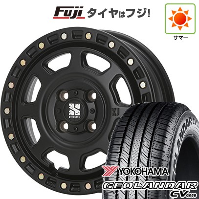 【新品 軽自動車】ハスラー デリカミニ(4WD) 夏タイヤ ホイール4本セット 165/60R15 ヨコハマ ジオランダー CV G058 MLJ エクストリームJ XJ07 4.5J 15インチ(送料無料)