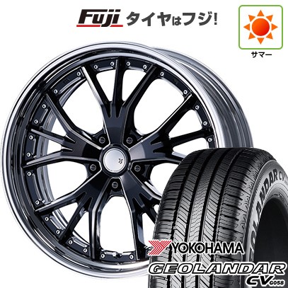 【新品国産車用5穴114.3】 夏タイヤ ホイール4本セット 235/55R20 ヨコハマ ジオランダー CV G058 エムズスピード JJランチャ 8.5J 20インチ(送料無料)