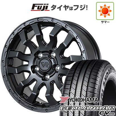 【新品】デリカD5 夏タイヤ ホイール4本セット 215/70R16 ヨコハマ ジオランダー CV G058 トピー ヴァブロ RR-01 7J 16インチ(送料無料)|フジ スペシャルセレクション