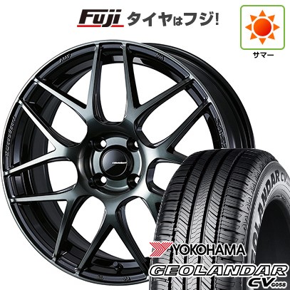 【新品 軽自動車】ハスラー デリカミニ(4WD) 夏タイヤ ホイール4本セット 165/60R15 ヨコハマ ジオランダー CV G058 WEDS ウェッズスポーツ SA-27R 5J 15インチ(送料無料)