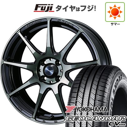 【新品 軽自動車】ハスラー デリカミニ(4WD) 夏タイヤ ホイール4本セット 165/60R15 ヨコハマ ジオランダー CV G058 WEDS ウェッズスポーツ SA-99R 5J 15インチ(送料無料)
