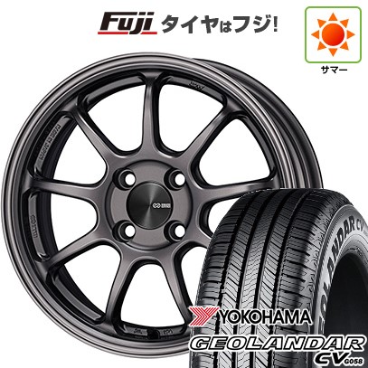 【新品国産車用5穴114.3】 夏タイヤ ホイール4本セット 225/60R18 ヨコハマ ジオランダー CV G058 ENKEI エンケイ PerformanceLine PF09 8J 18インチ(送料無料)