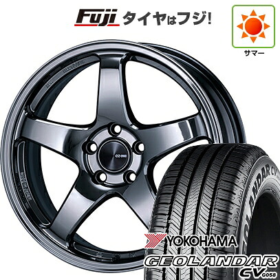 【新品国産車用5穴114.3】 夏タイヤ ホイール4本セット 215/50R18 ヨコハマ ジオランダー CV G058 ENKEI エンケイ PerformanceLine PF05 LIMITED EDITION 7.5J 18インチ(送料無料)｜フジ スペシャルセレクション