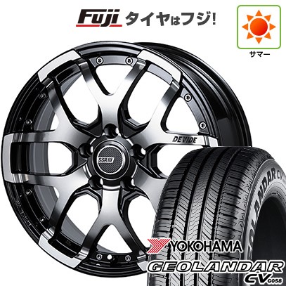 【新品】デリカD5 夏タイヤ ホイール4本セット 215/70R16 ヨコハマ ジオランダー CV G058 SSR ディバイド ZS 7J 16インチ(送料無料)|フジ スペシャルセレクション