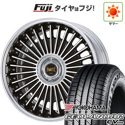 【新品国産車用5穴114.3】 夏タイヤ ホイール4本セット 225/55R19 ヨコハマ ジオランダー CV G058 WORK ワーク イミッツ 8J 19インチ(送料無料)