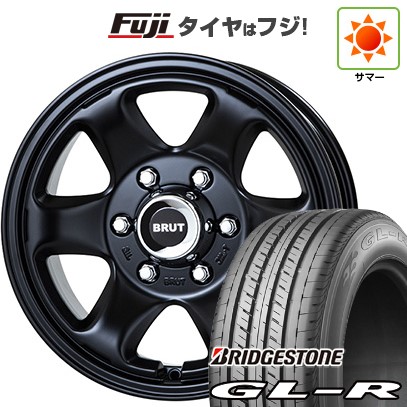 【新品】ハイエース200系 夏タイヤ ホイール4本セット 215/65R16 109/107R ブリヂストン GL-R トライスター BRUT BR-44 6.5J 16インチ(送料無料)