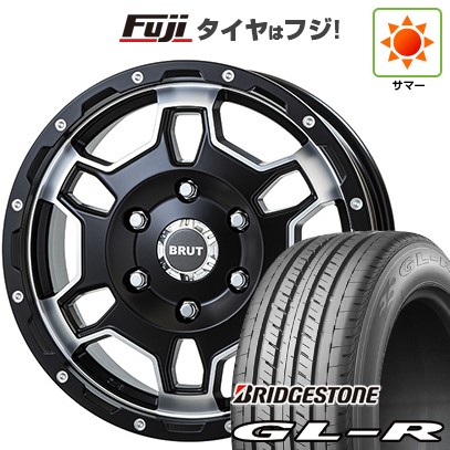 【新品】ハイエース200系 夏タイヤ ホイール4本セット 215/65R16 109/107R ブリヂストン GL-R トライスター BRUT BR-66 6.5J 16インチ(送料無料)