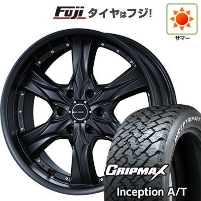 【新品】プラド 夏タイヤ ホイール4本セット 265/50R20 グリップマックス インセプション A/T RWL(限定2024年製) エムズスピード ジュノウ クリスタルライン 8.5J 20インチ(送料無料)