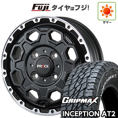 【新品】プロボックス/サクシード(リフトアップ) 夏タイヤ ホイール4本セット 185R14C 102/100Q グリップマックス インセプション A/TII RWL(限定) ブレスト バーンズテック プロックストリーム 6J 14インチ(送料無料)