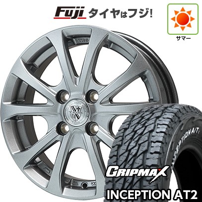 【新品】プロボックス/サクシード(リフトアップ) 夏タイヤ ホイール4本セット 185R14C 102/100Q グリップマックス インセプション A/TII RWL(限定) ビッグウエイ TRG-バーンII 5J 14インチ(送料無料)