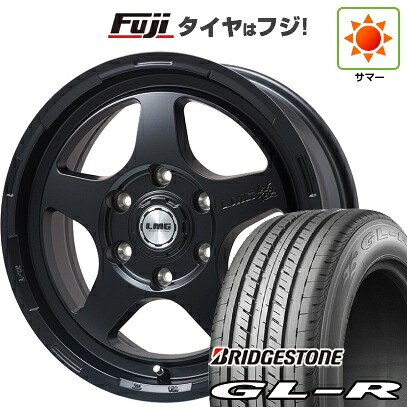 【新品】ハイエース200系 夏タイヤ ホイール4本セット 215/65R16 109/107R ブリヂストン GL-R レアマイスター LMG 極(マットブラック) 6.5J 16インチ(送料無料)|フジ スペシャルセレクション